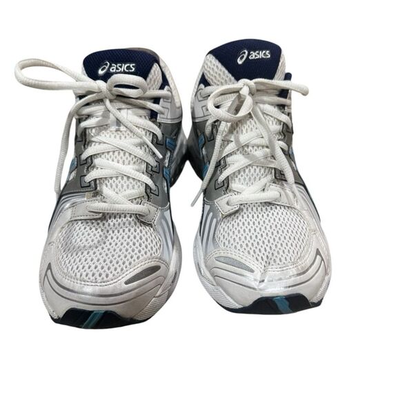 Asics GEL TECH WALKER NEO. White and Blue Running Shoes, size 8.5 - Picture 1 of 7